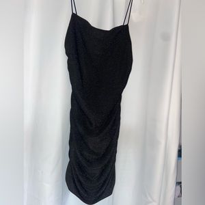 Small Glitter Black Body-con Shein Dress